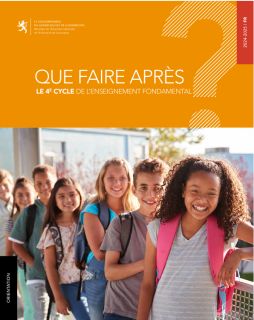 Que faire après le 4e cycle de l'enseignement fondamental ?