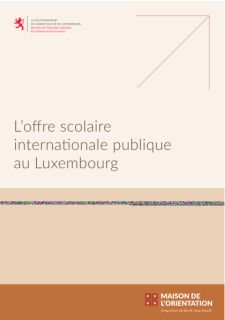 L'offre scolaire internationale publique au Luxembourg