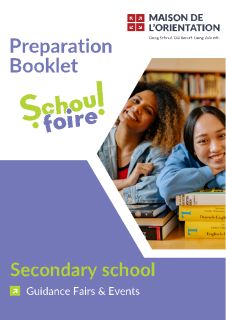 Preparation booklet for guidance fairs - Secondary school