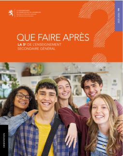 Que faire après la 5e de l'enseignement secondaire général ?