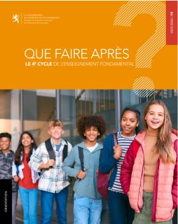  Que faire après le 4e cycle de l'enseignement fondamental ?