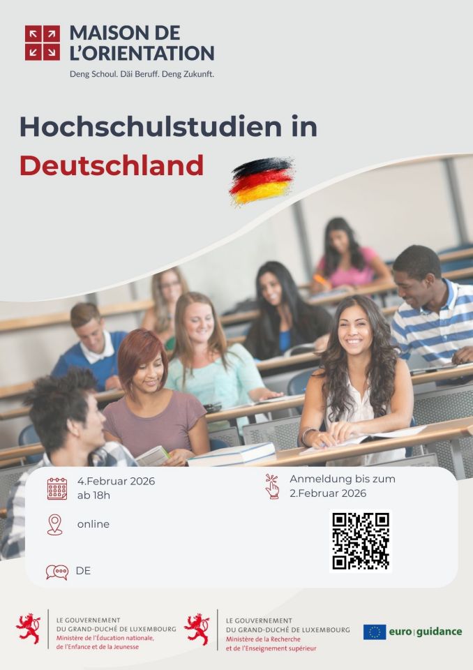 Invitation Etudes supérieures en Allemagne